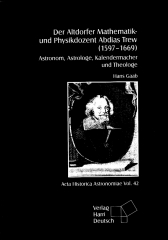 Der Altdorfer Mathematik- und Physikdozent Abdias Trew (1597–1669)