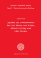 Aspekte des Urheberrechts bei Carl Maria von Weber, Albert Lortzing und Otto Nicolai